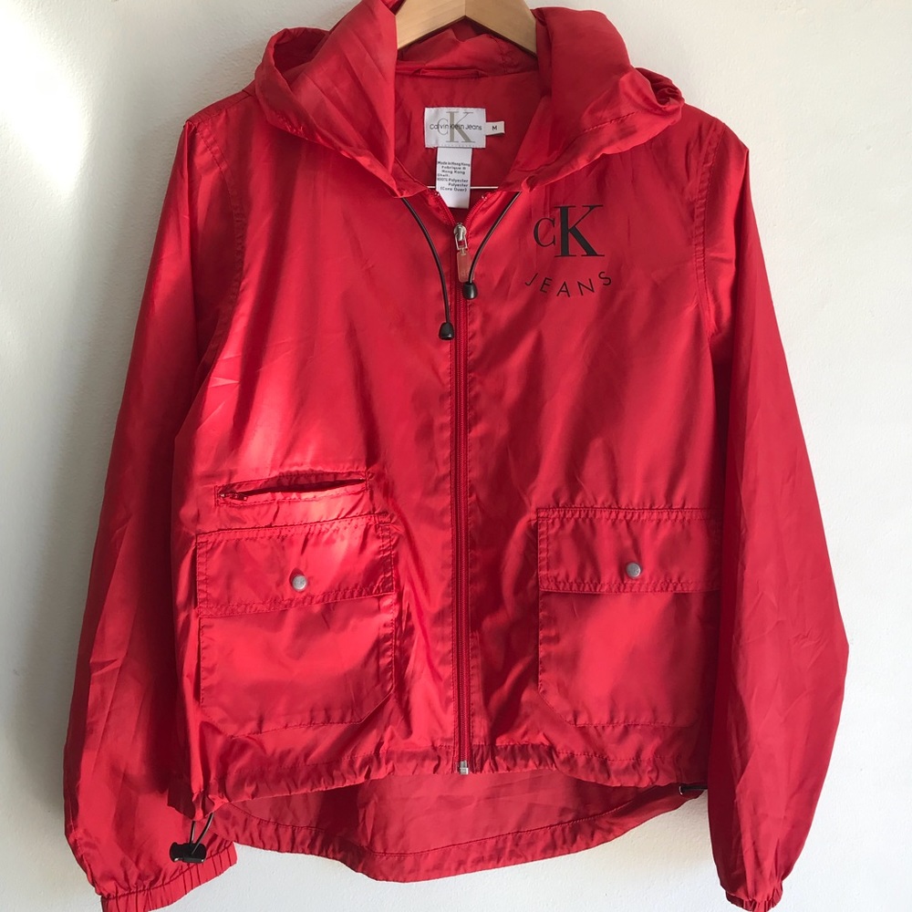 Women’s Calvin Klein Windbreaker Jacket Medium